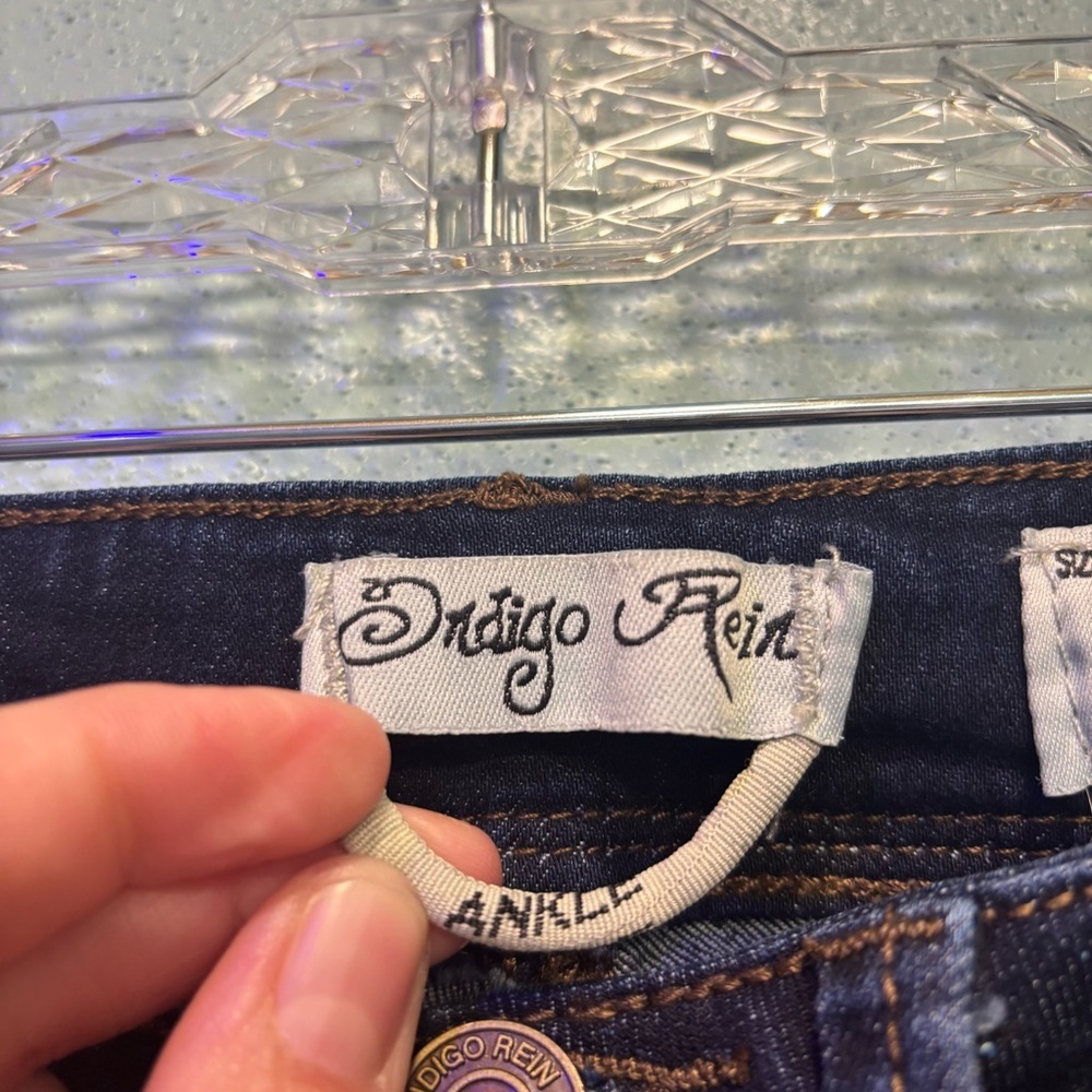 ⭐️ 3/$21 ⭐️ Indigo Rein High Rise Dark Indigo Jeans - Picture 2 of 8